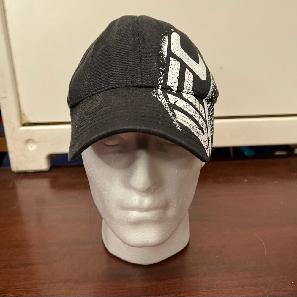 Bio Domes UFC One Size Fits Most black and white ball cap hat